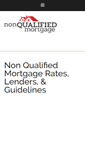 Mobile Screenshot of nonqualifiedmortgage.com